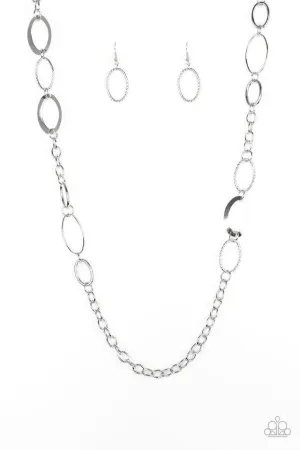 Paparazzi Necklace ~ Chain Cadence - Silver