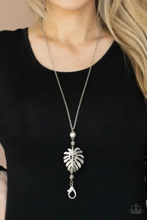 Paparazzi Necklace ~ Palm Promenade - Silver