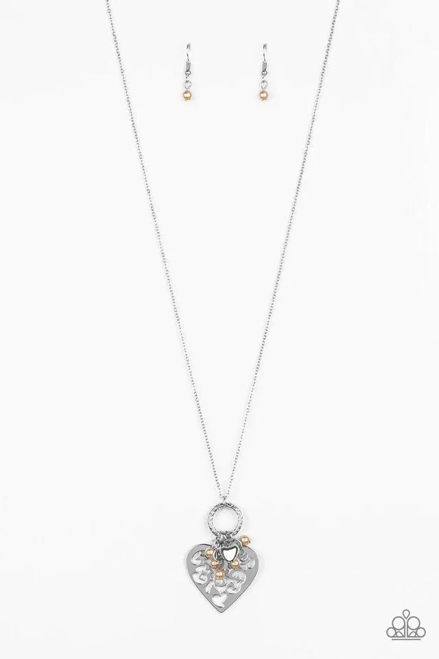 Paparazzi Necklace ~ Romeo Romance - Brown