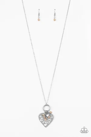 Paparazzi Necklace ~ Romeo Romance - Brown