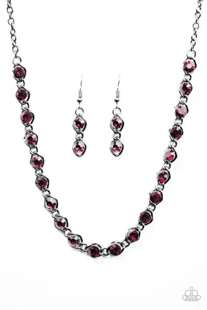 Paparazzi Necklace ~ Shes A GLAM-eater - Purple