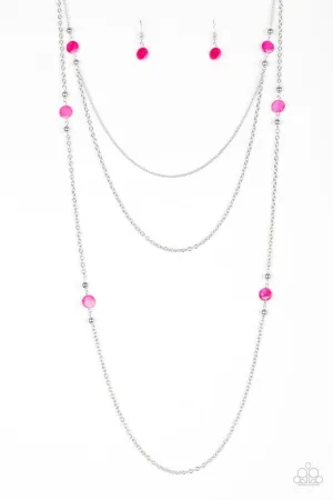 Paparazzi Necklace ~ So SHORE Of Yourself - Pink