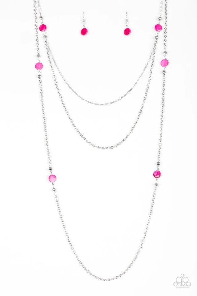 Paparazzi Necklace ~ So SHORE Of Yourself - Pink