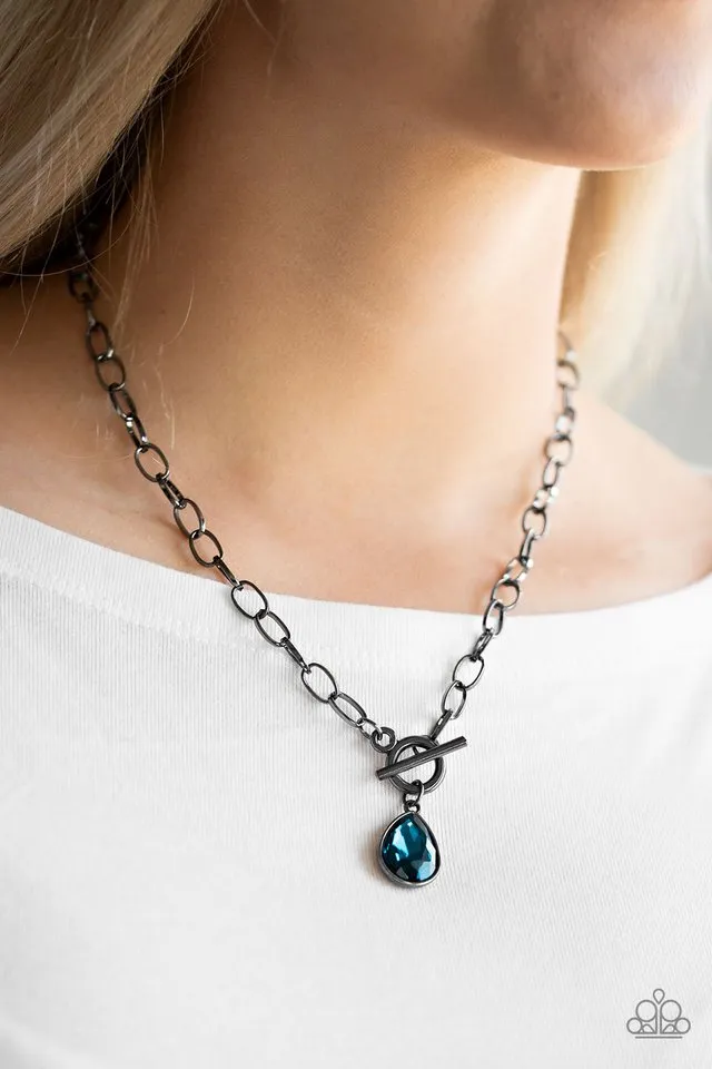 Paparazzi Necklace ~ So Sorority - Blue