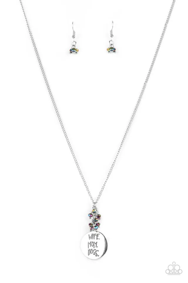 Paparazzi Necklace ~ Words To Live By - Multi
