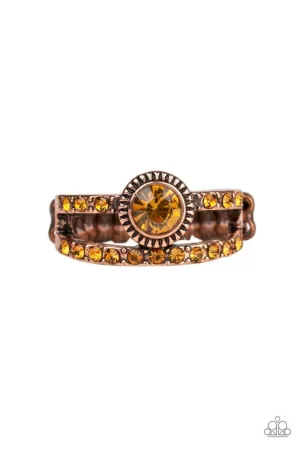 Paparazzi Ring ~ GLOW Me Away - Copper