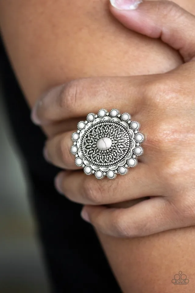 Paparazzi Ring ~ Mesa Mandala - Silver