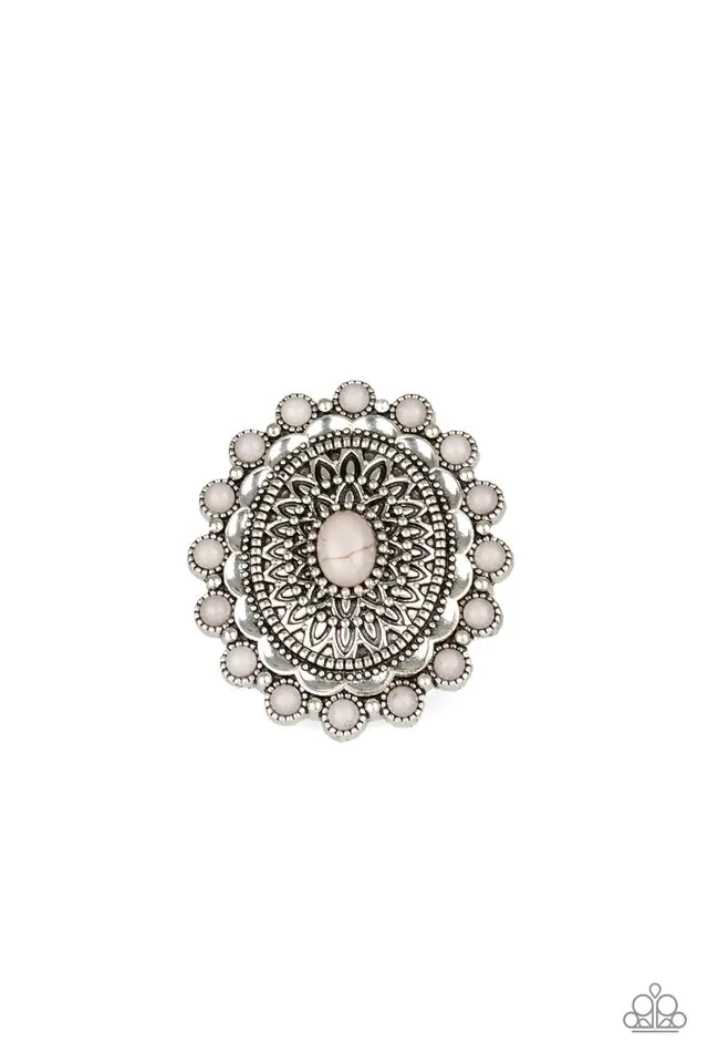 Paparazzi Ring ~ Mesa Mandala - Silver