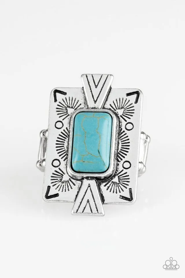 Paparazzi Ring ~ Stone Cold Couture - Blue