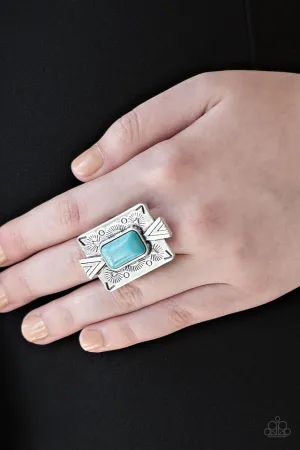 Paparazzi Ring ~ Stone Cold Couture - Blue