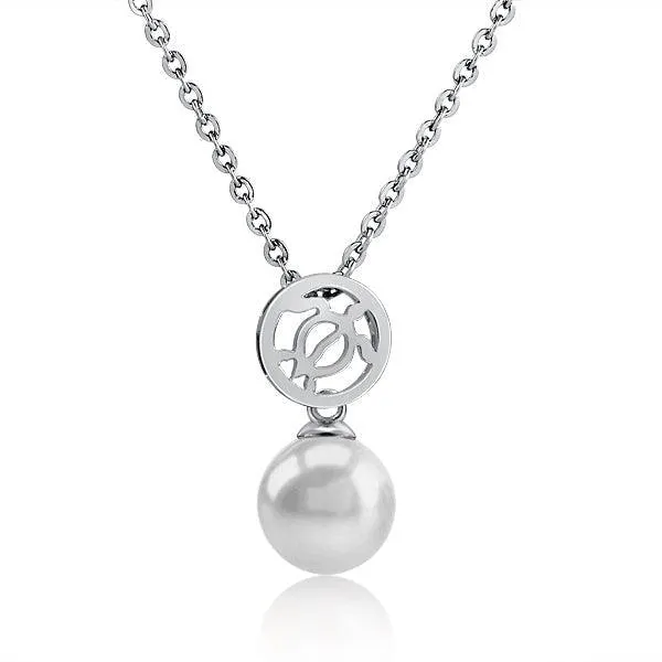 Pearl Polynesian Honu Medallion Pendant