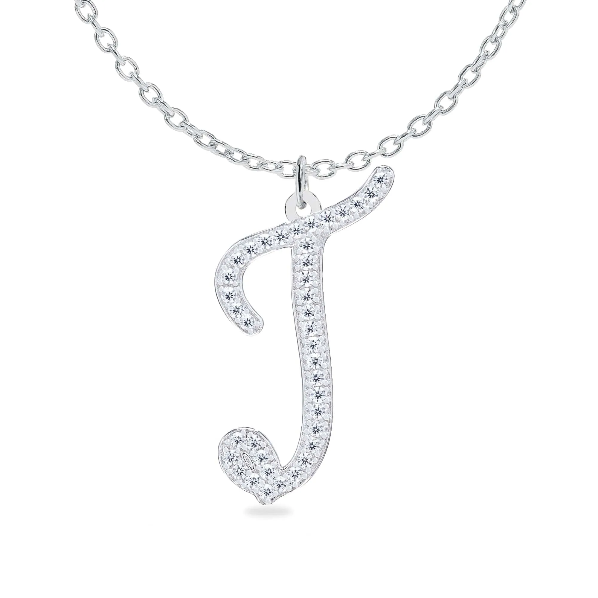 Personalized Diamond Initial Necklace