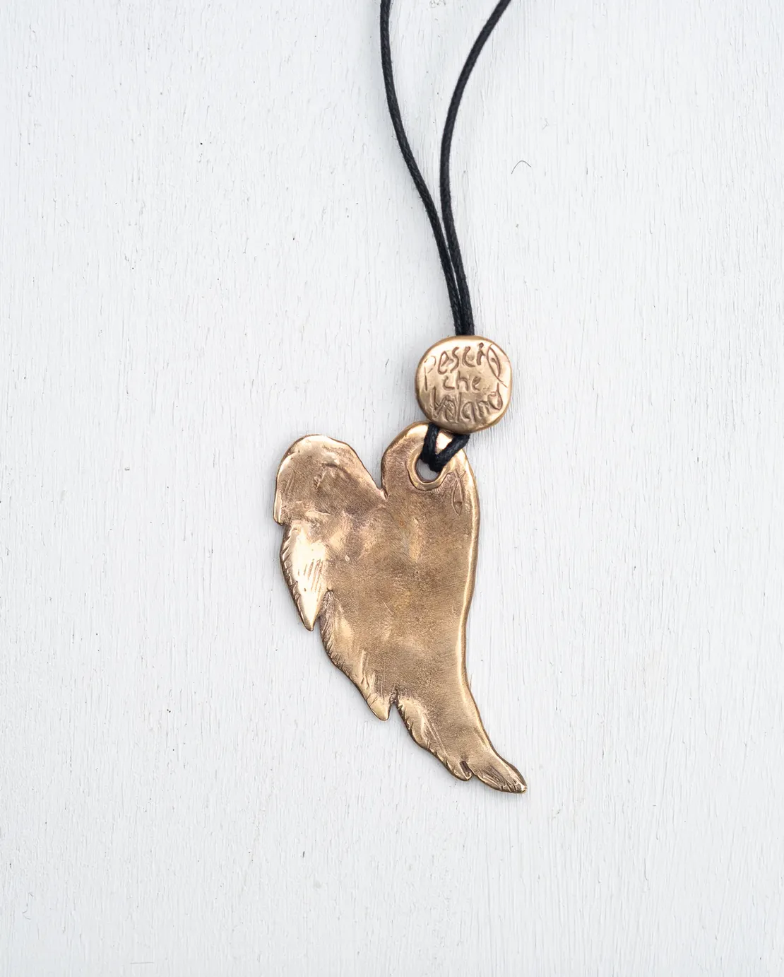 Pesci Che Volano Batticuore Bronze Necklace