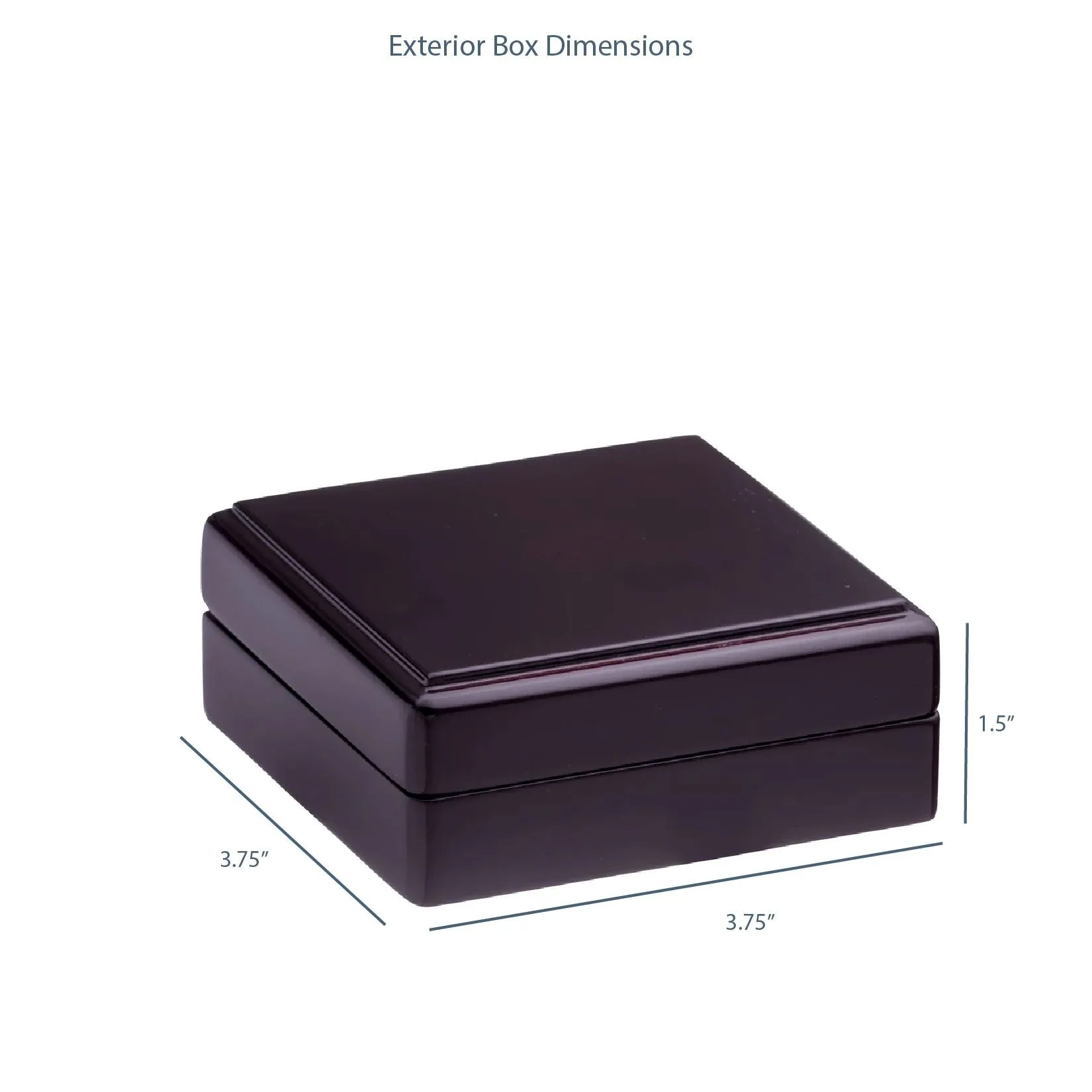 Piano Wood Universal/Utility Box, Regal Collection