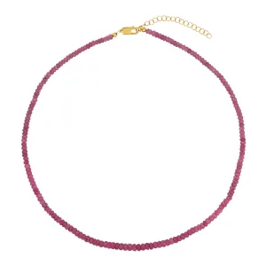 Pink Sapphire Necklace