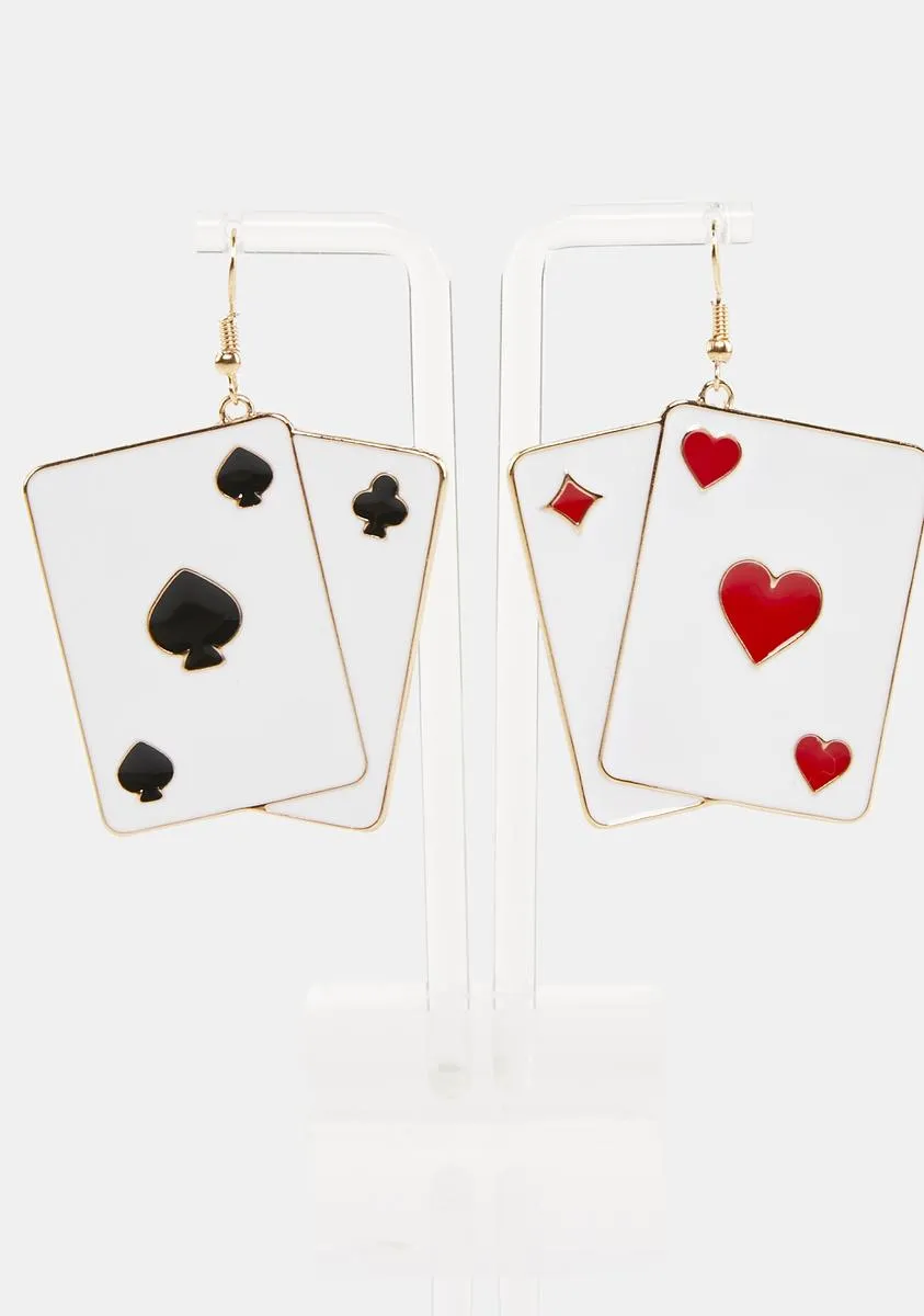 Play Your Cards Right Earrings