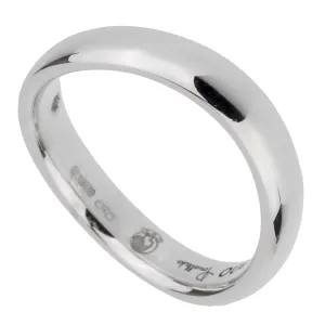 Pomellato White Gold Wave Band Ring Sz 5 3/4