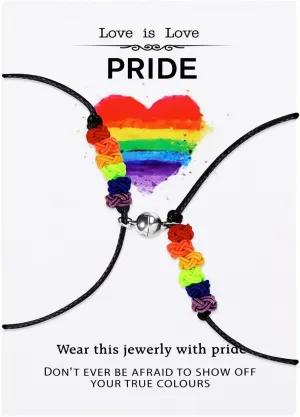 Pride Bracelets Outfits for Women Rainbow Bracelet Gay Lesbian Bisexual Pansexual Stuff LGBTQ Bracelets for Pride Day Accessories Gifts