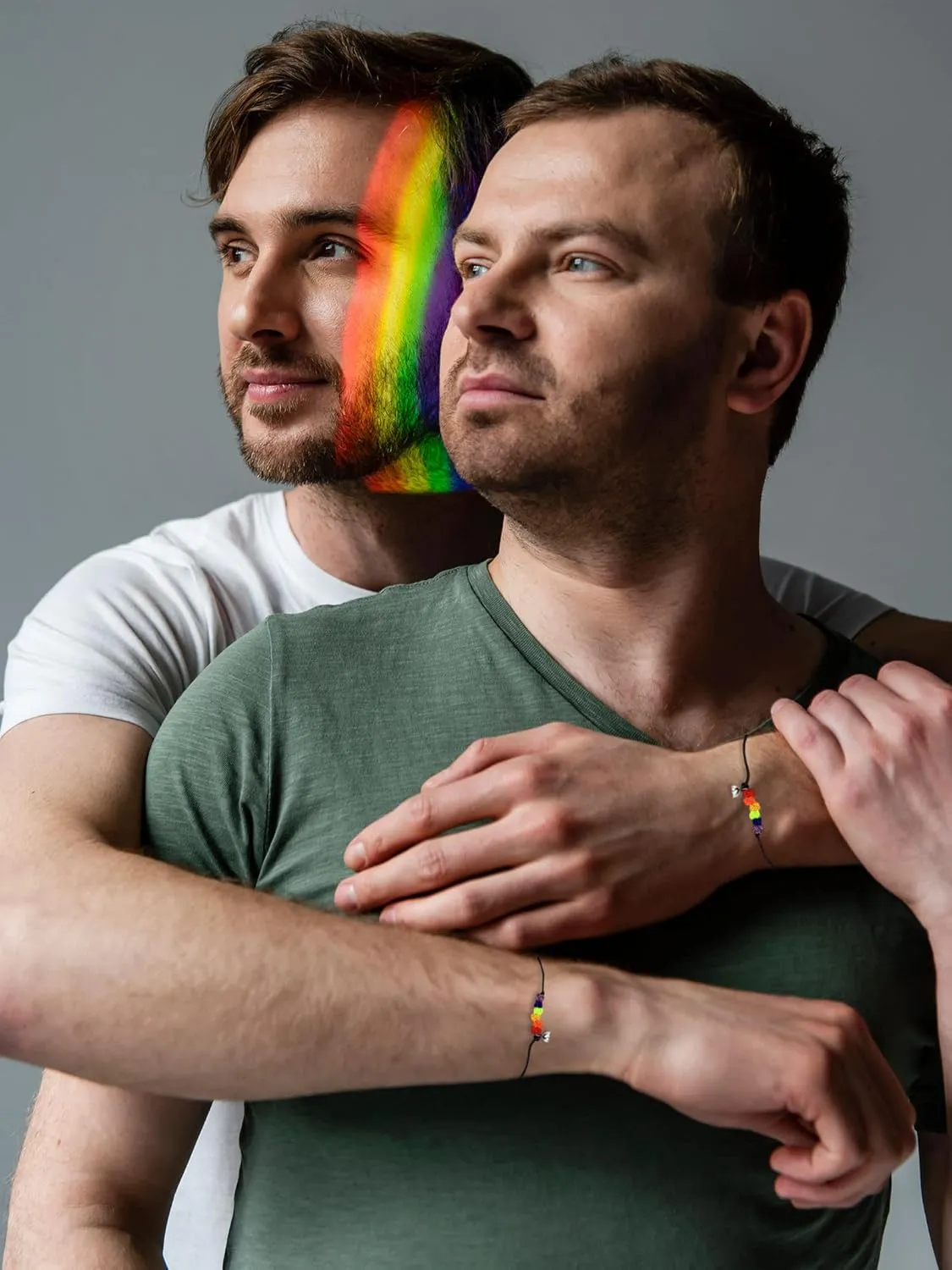 Pride Bracelets Outfits for Women Rainbow Bracelet Gay Lesbian Bisexual Pansexual Stuff LGBTQ Bracelets for Pride Day Accessories Gifts