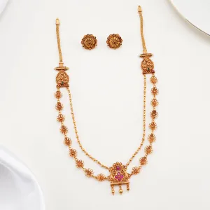 Prodigious Nagas Long Necklace Set