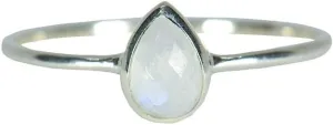 Pura Vida Moonstone Teardrop Ring