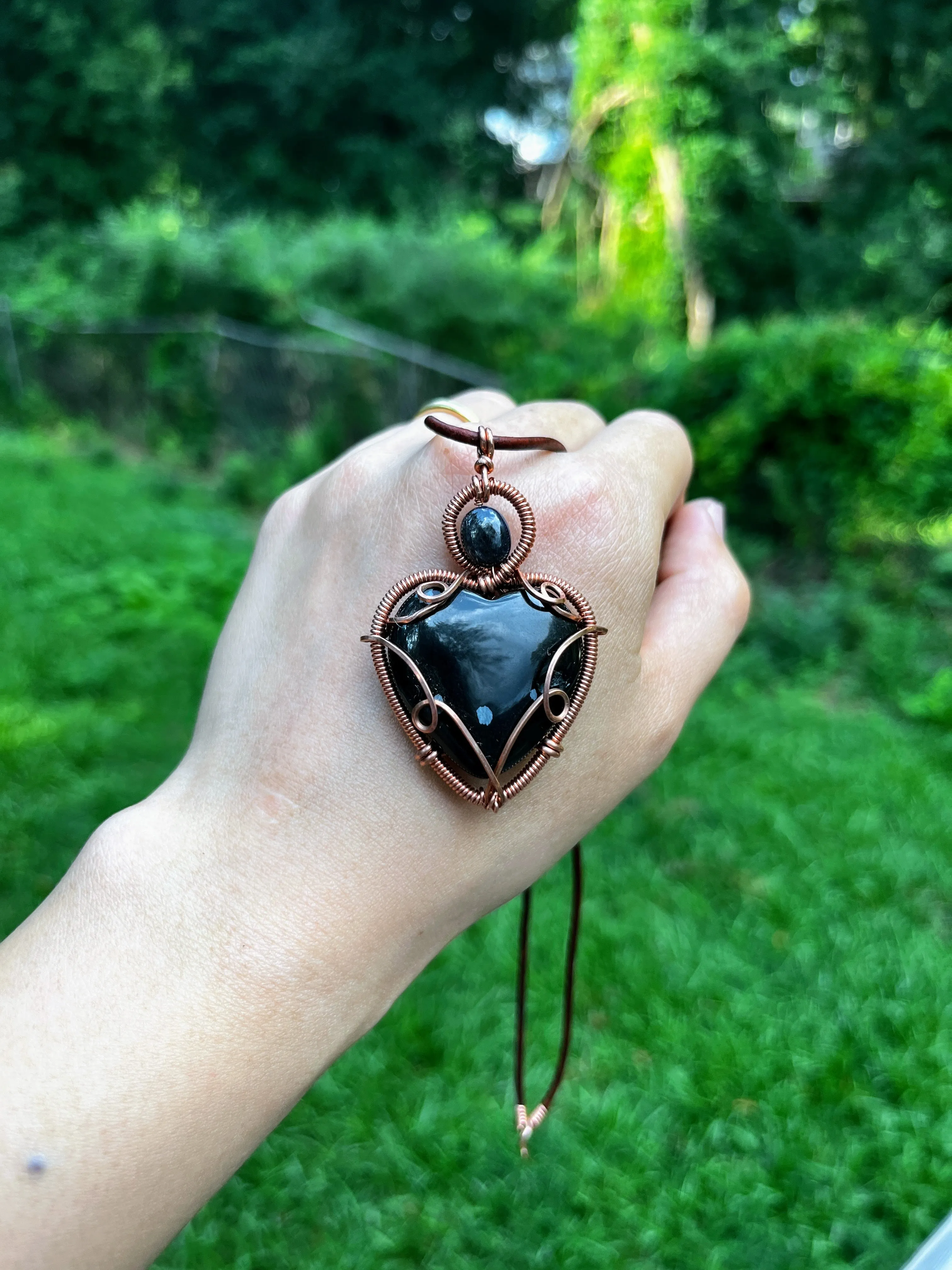 "Purity" | Snowflake obsidian necklaces | Calmness, balance, wisdom