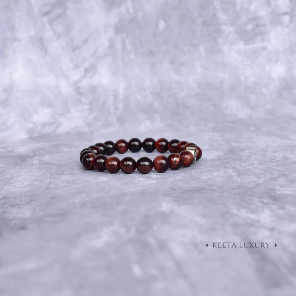 Red Raven - Tiger Eye Bracelet
