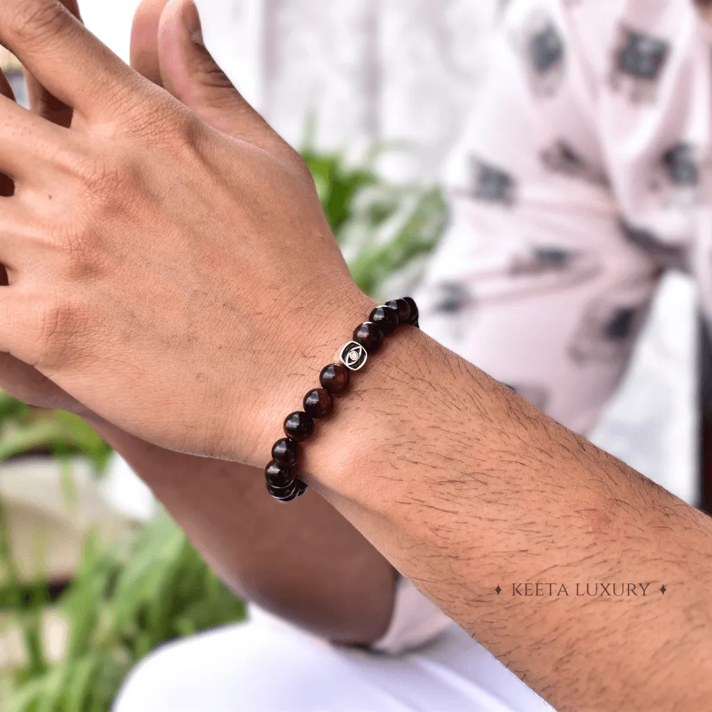 Red Raven - Tiger Eye Bracelet
