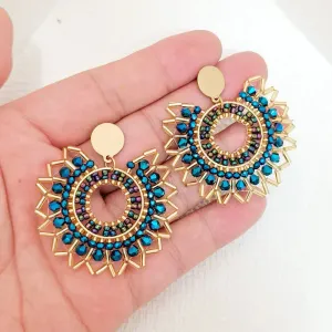 Rice Bead Earrings - Simple Beaded earrings