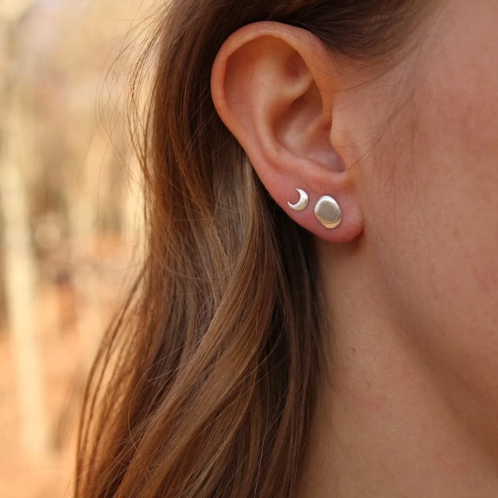 River Rock Post - Sterling Silver
