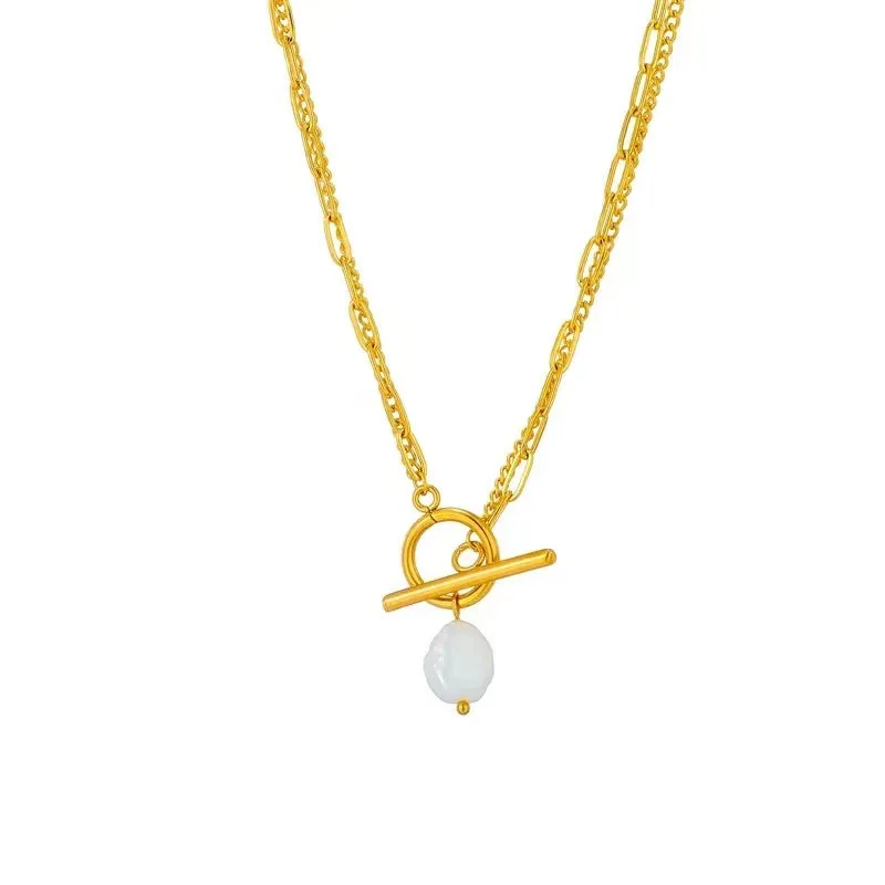 Round Baroque Style Necklace