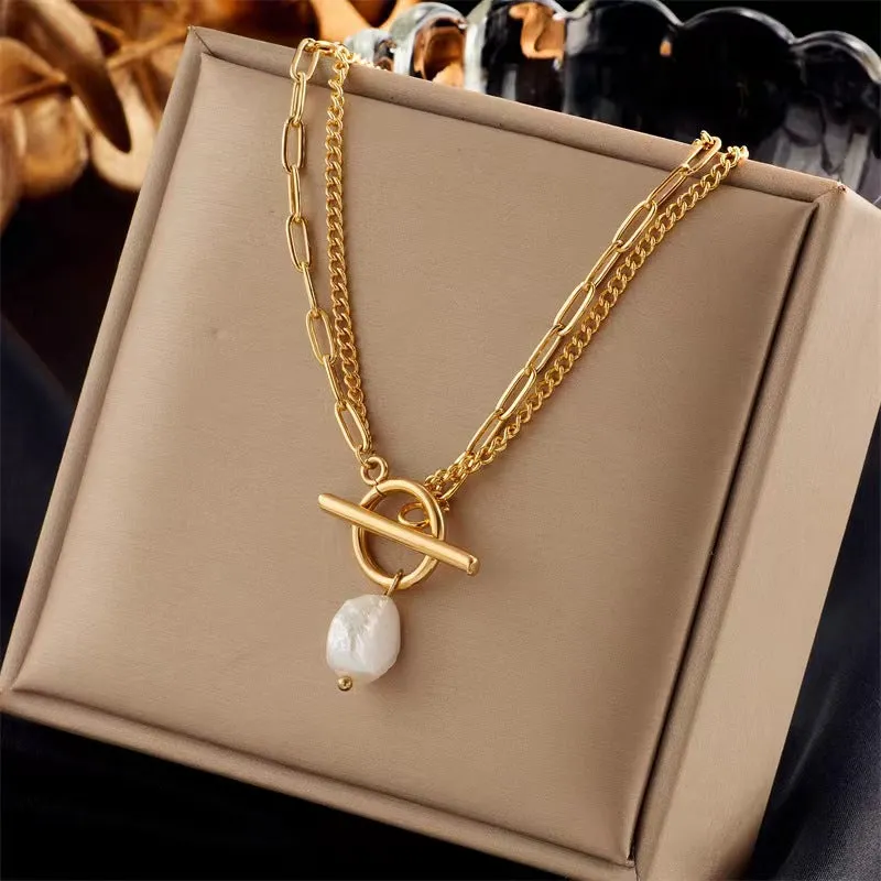 Round Baroque Style Necklace