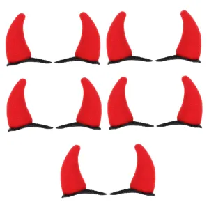 SAFIGLE 10pcs Halloween Devil Horn Hair Clips Durable and Comfortable Gothic Cosplay Accessories for Women for Costume Parties and Daily Wear