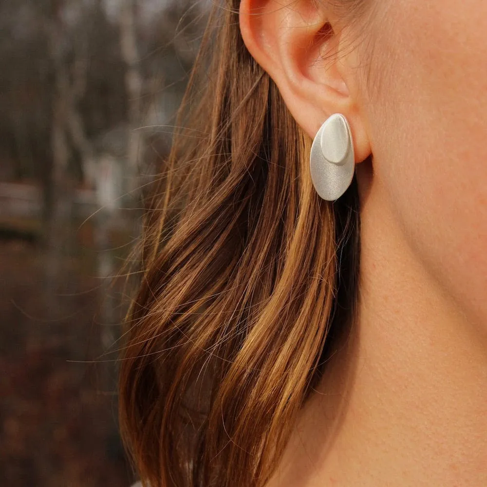 Scales Post Earring
