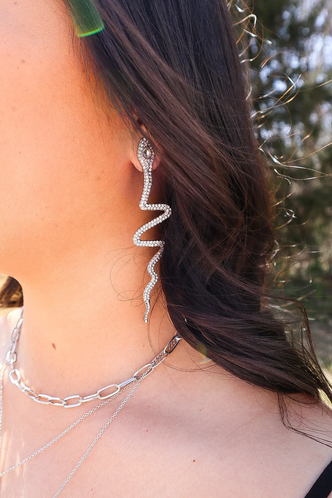 Serpentine Earring