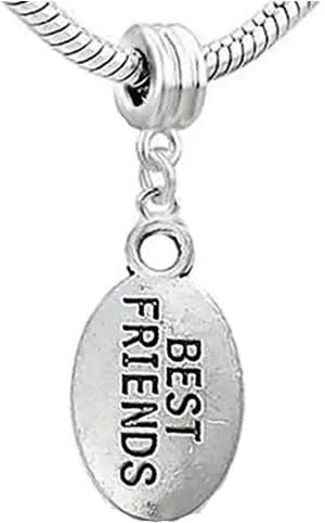 Sexy Sparkles Best Friend Bead for Snake Chain Charm Bracelet