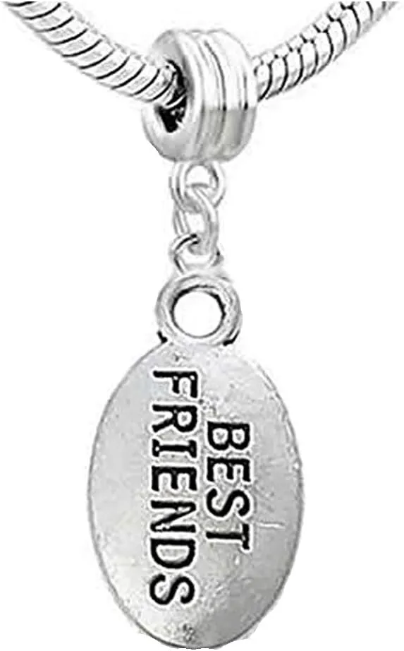 Sexy Sparkles Best Friend Bead for Snake Chain Charm Bracelet