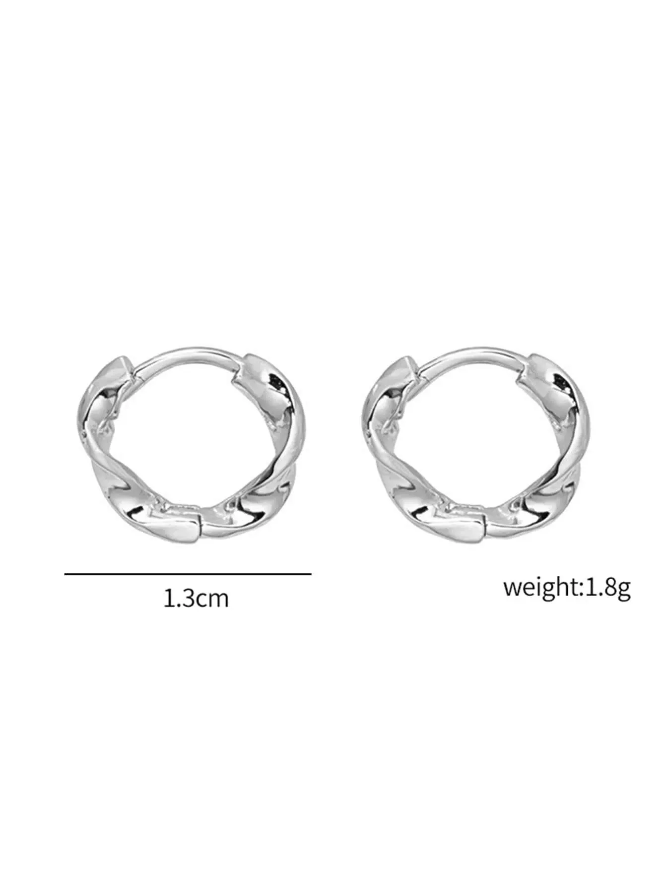 Shein Simple Hoop Earrings