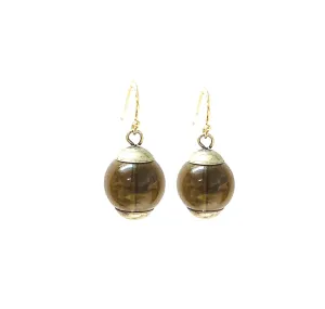 Silver Smoky Earrings