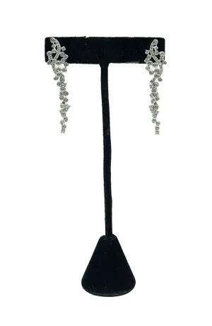 Silver Stone Drop Earring