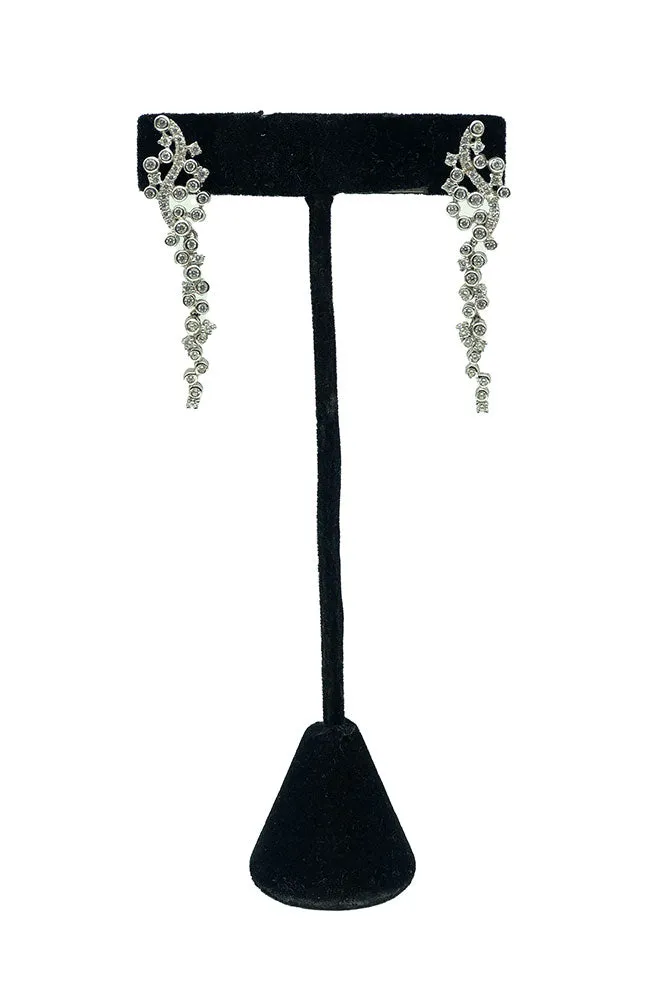 Silver Stone Drop Earring