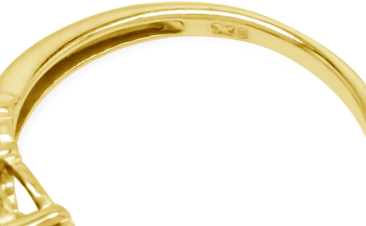 Silvershake 3-Stone Oval Shape Birthstone Gemstone White Gold Plated or Yellow Gold Plated 925 Sterling Silver Classic Statement Ring Jewelry for Women
