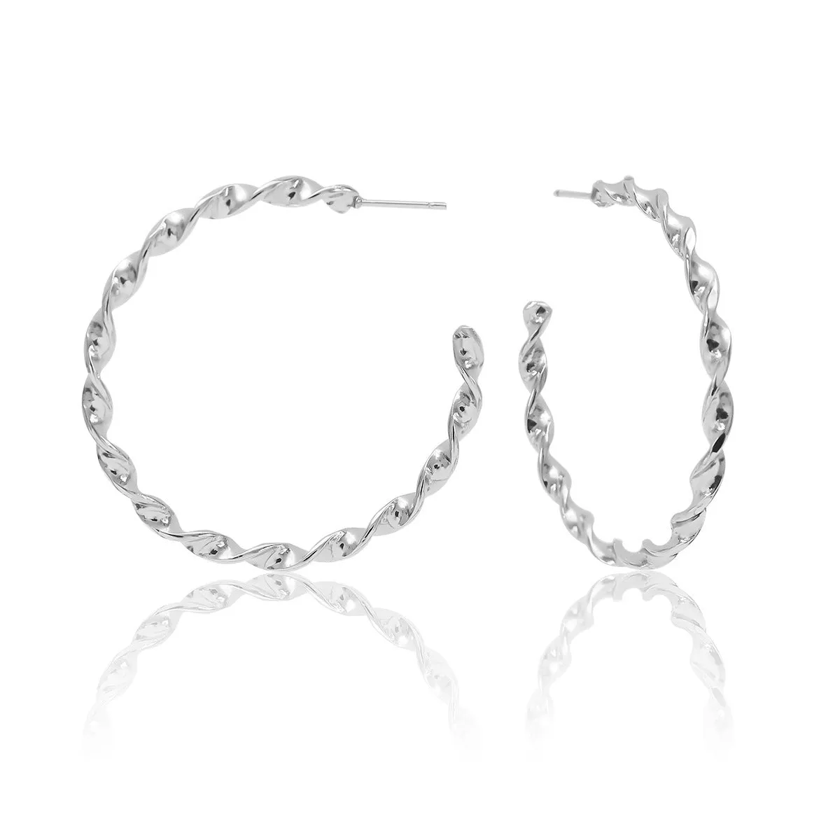 Simple Geometric Exaggerated Big Circle Earrings