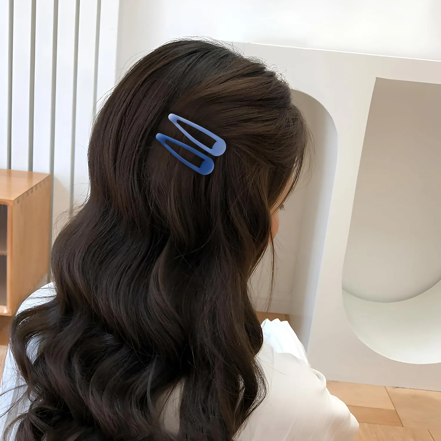 Small Hair Barrettes For Women No Slips Metal Snap Clips For Thin And Fine Hair,Matte Mix Colors,20 PCS,1.97 x 0.5 Inch.