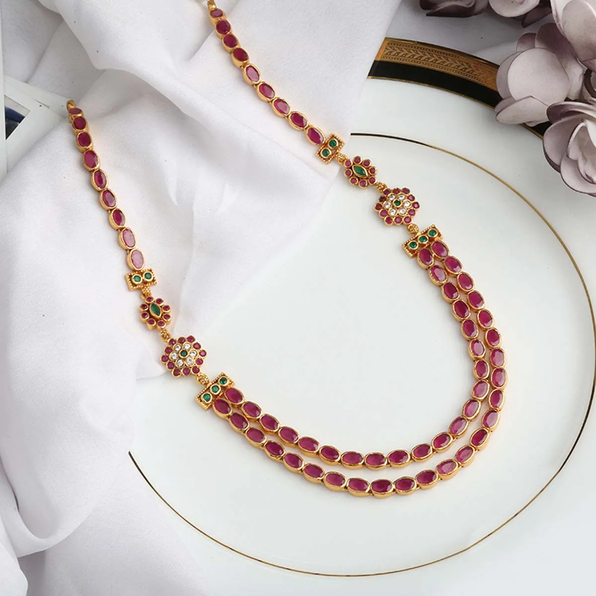Smasher Red Stone Necklace