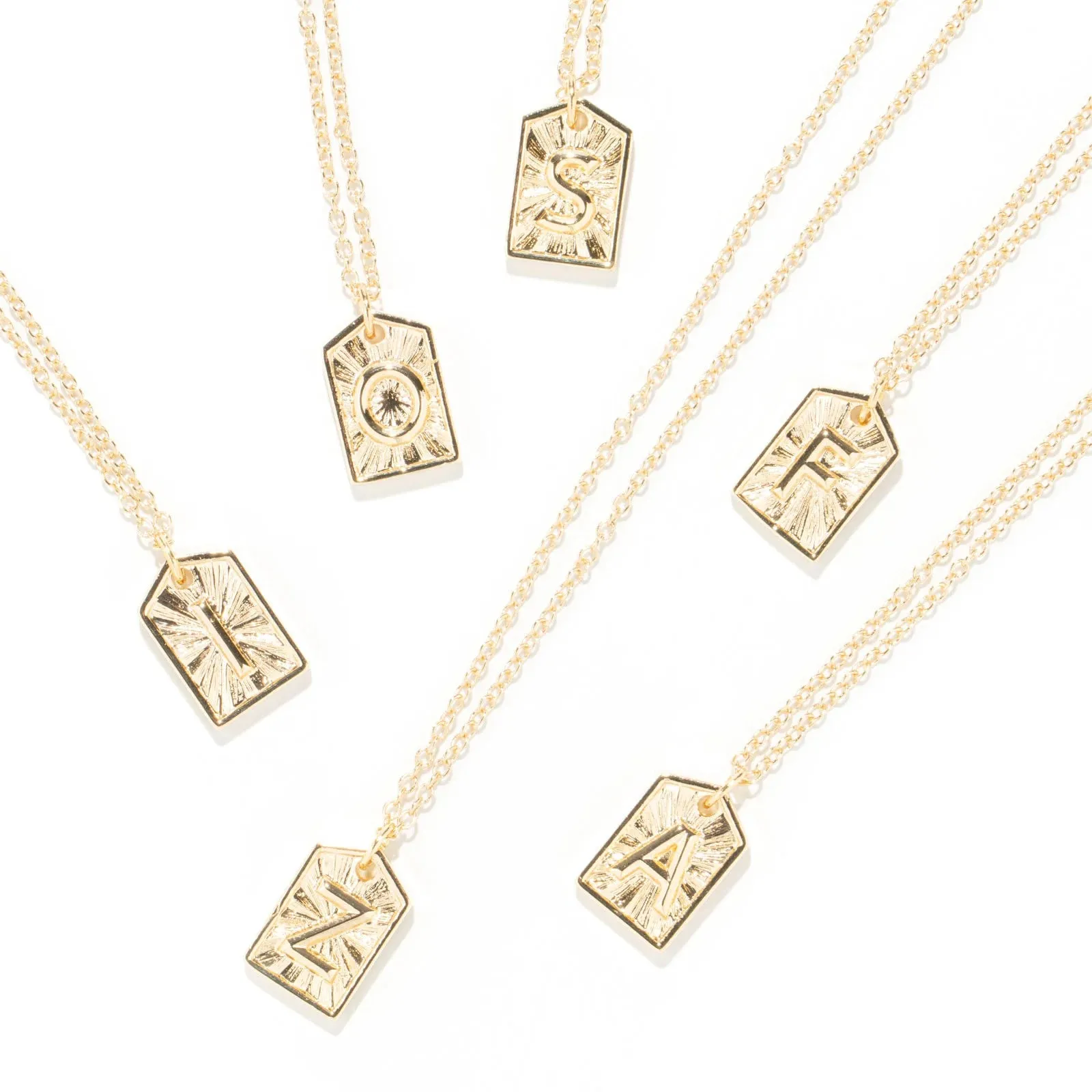 Soul Stacks initial layering necklace