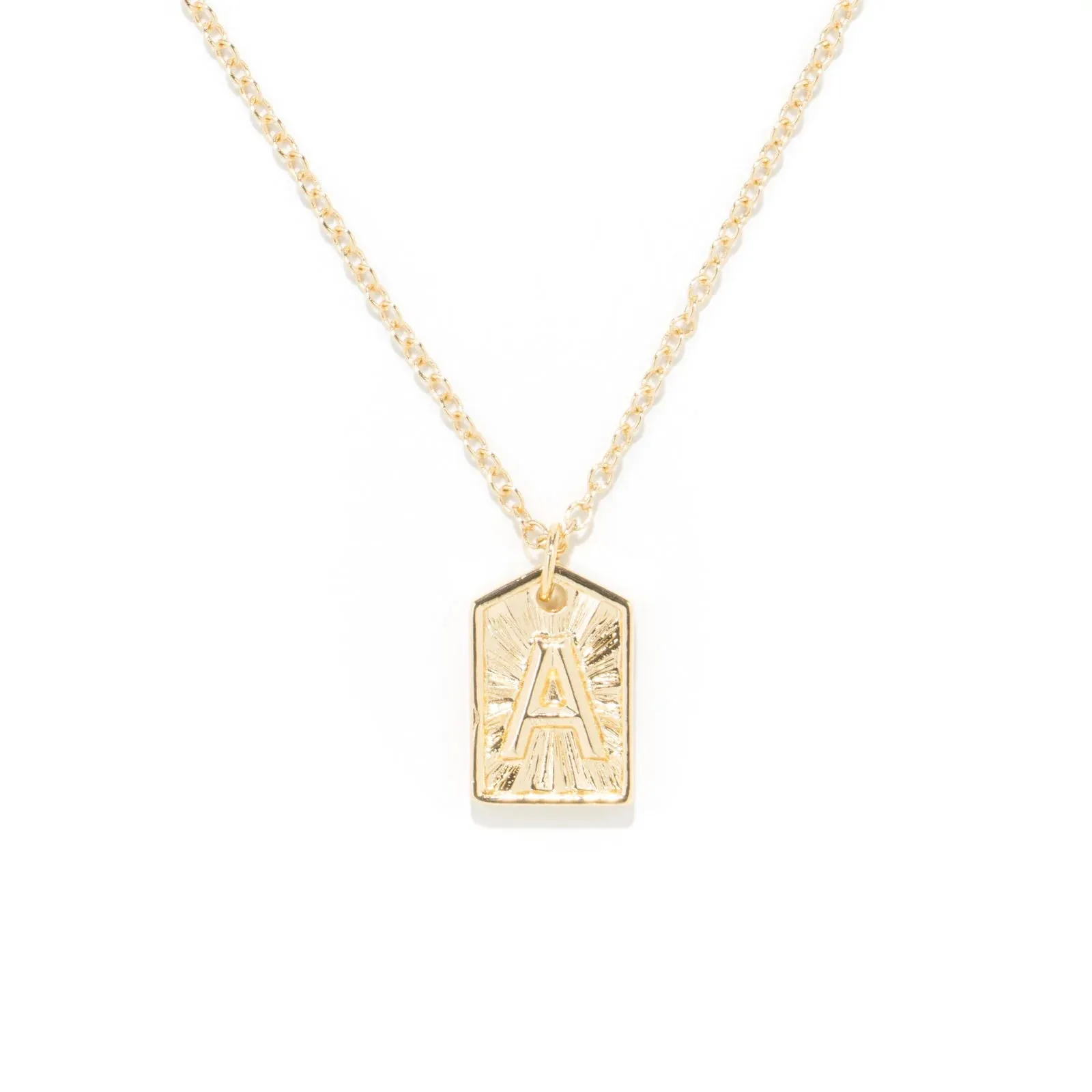 Soul Stacks initial layering necklace