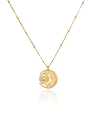 Spinning Celestial Pendant Necklace