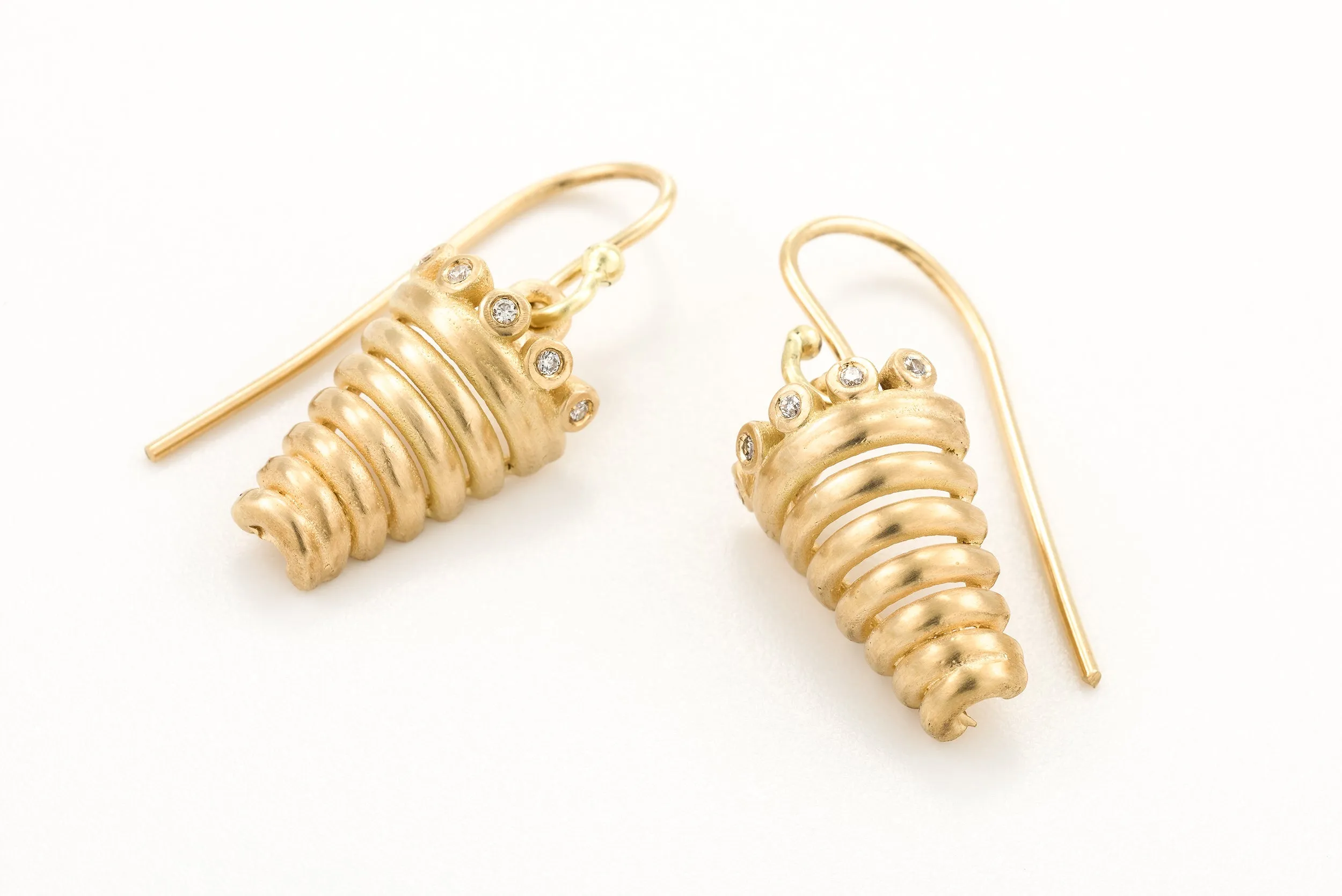 Spiral Diamonds Earrings