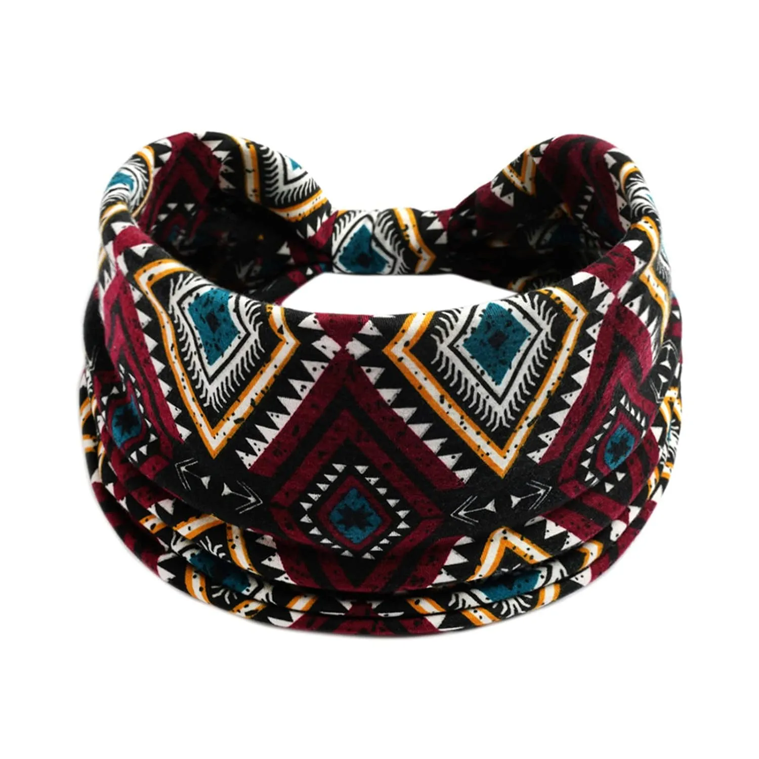 Sports Headband Elastic Headwear Girls Knotted Headband Headwear Elastic Wicking Wide Running Hair Band Non Slip Headbands